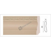 Плинтус с пров.каб 153-62 Decor Dizayn